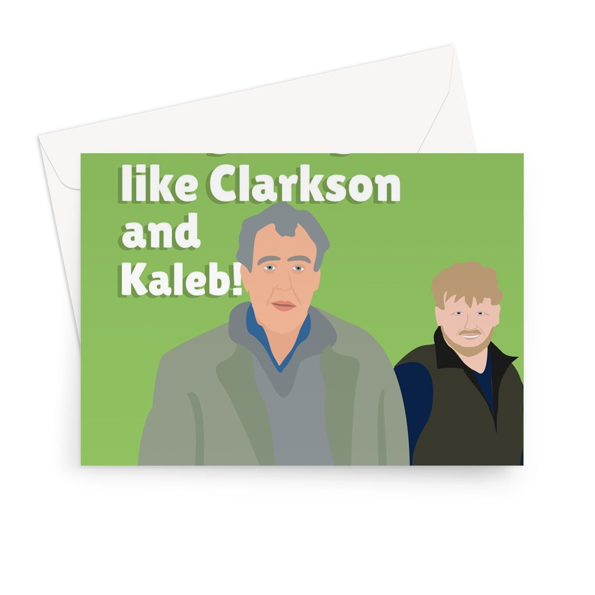 Dad, We Go Together Like Jeremy Clarkson and Kaleb Cooper Fan TV Show Farm Love Father's Day Birthday Greeting Card