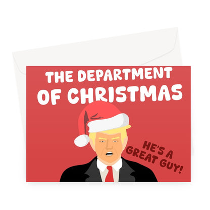 I'm Appointing The Grinch To The Department of Christmas He's a Great Guy! Trump President USA Funny Greeting Card