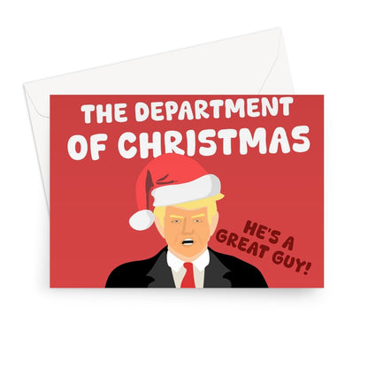 I'm Appointing The Grinch To The Department of Christmas He's a Great Guy! Trump President USA Funny Greeting Card