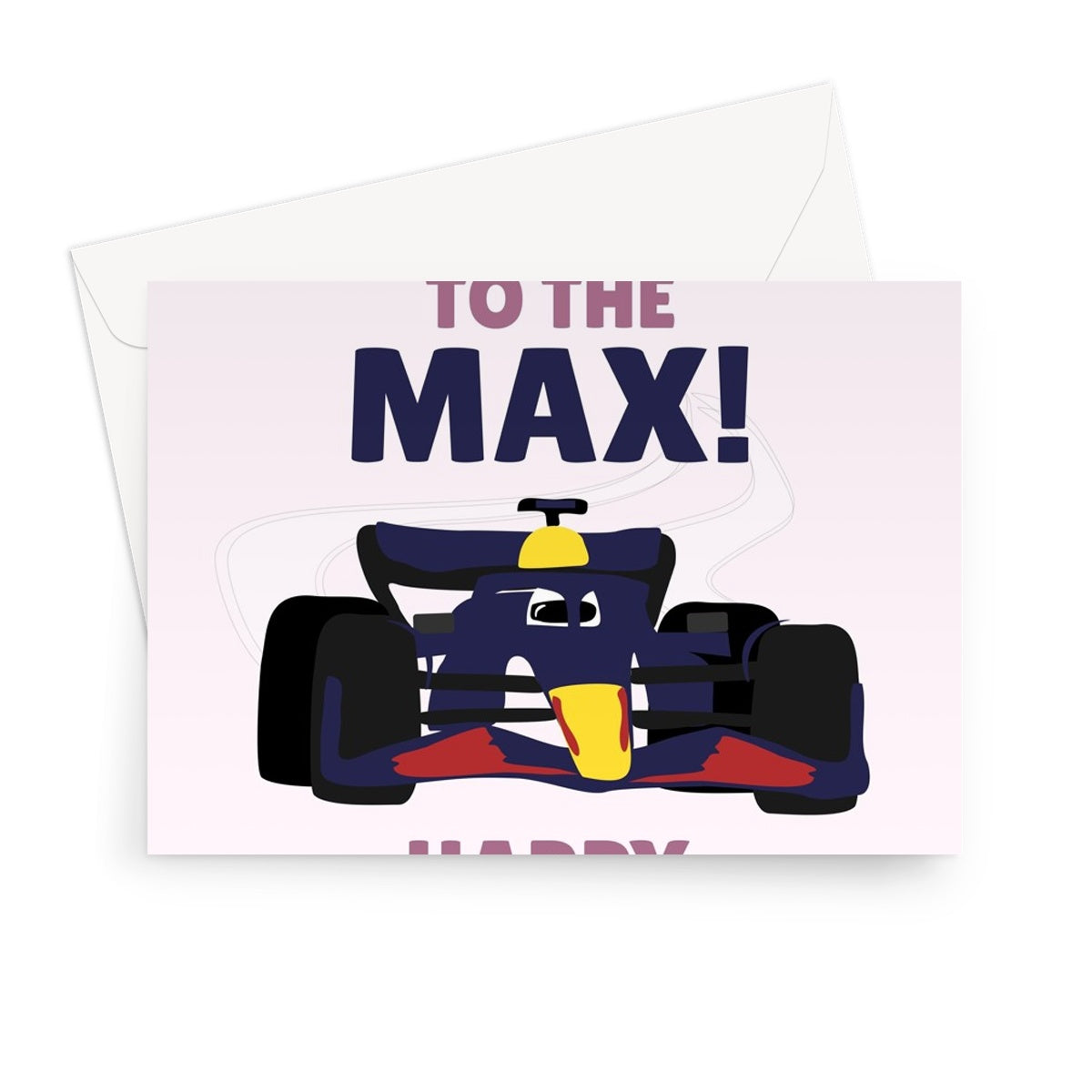 I Love You To The MAX Happy Mother's Day Racing Car Fan Mum Sport Max Verstappen Greeting Card