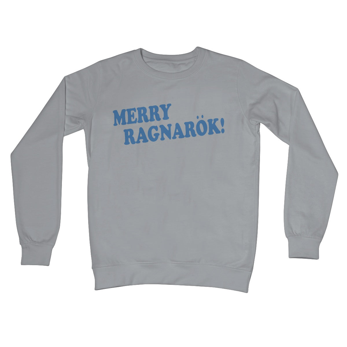 Merry Ragnarok Christmas Funny Video Game Fan Crew Neck Sweatshirt