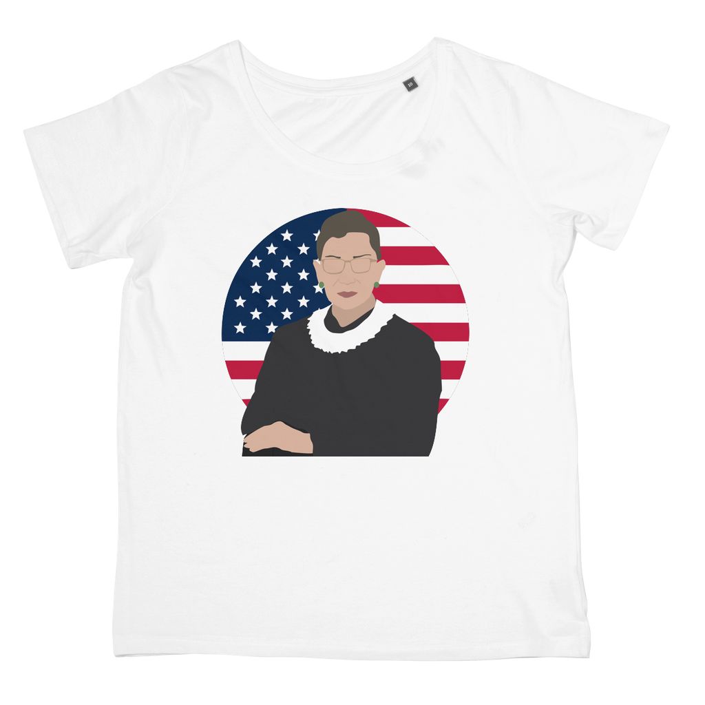 Cultural Icon Apparel - Ruth Bader Ginsburg (RBG) Women's Fit T-Shirt (Big Print)