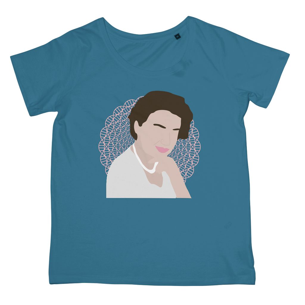 Rosalind Franklin T-Shirt (Cultural Icon Collection, Women's Fit, Big Print)