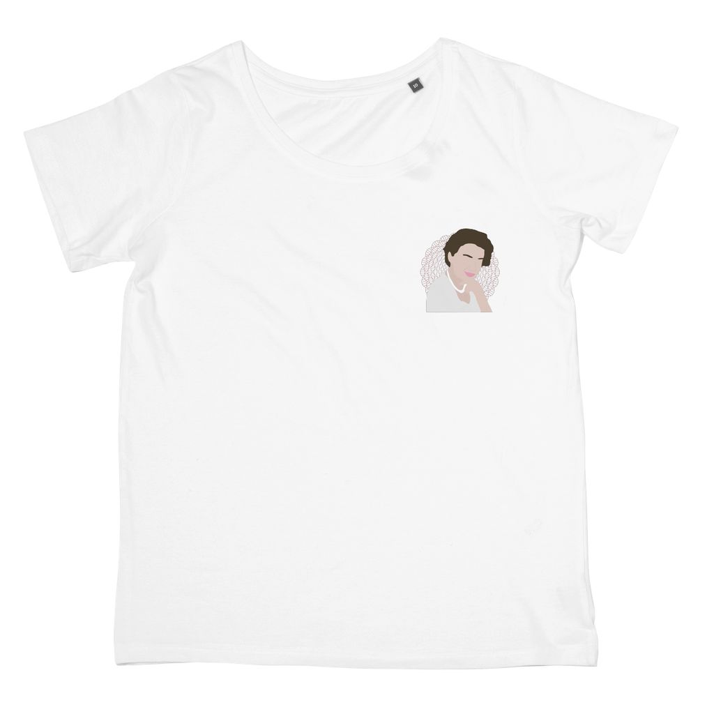 Rosalind Franklin T-Shirt (Cultural Icon Collection, Women's Fit, Left-Breast Print)