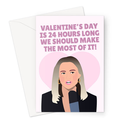 Molly Mae Valentine's Day is 24 Hours Long Funny News Trend Interview Meme  Greeting Card