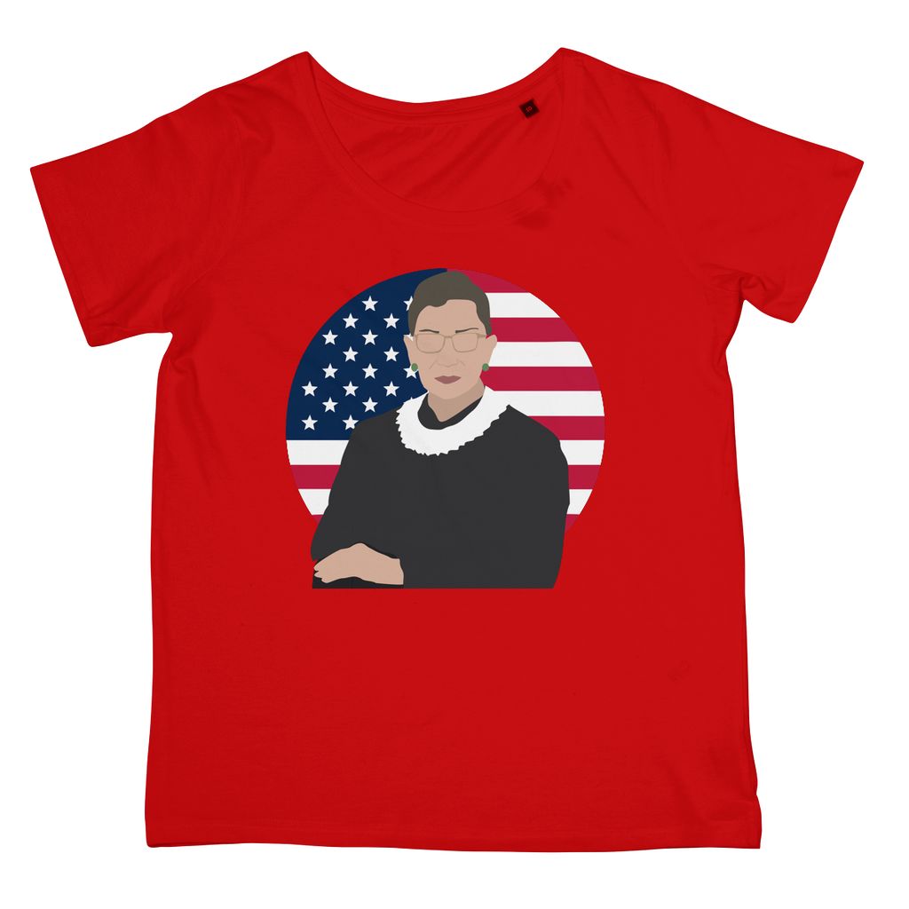 Cultural Icon Apparel - Ruth Bader Ginsburg (RBG) Women's Fit T-Shirt (Big Print)