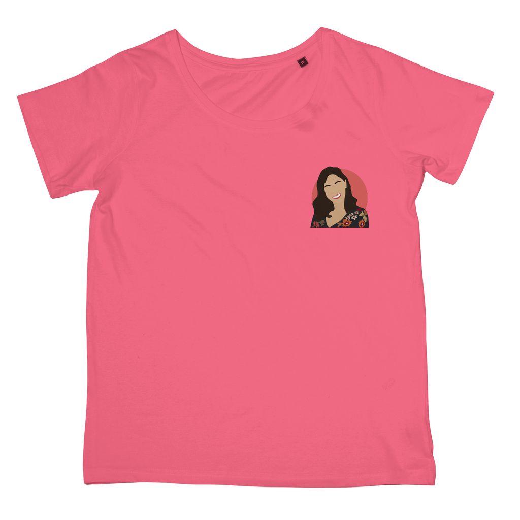 Hollywood Icon Apparel - Constance Wu Women's Fit T-Shirt (Left-Breast Print)