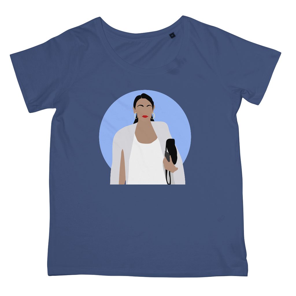 Cultural Icon Apparel - Alexandria Ocasio-Cortez (AOC) Women's Fit T-Shirt (Big Print)