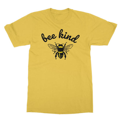 Bee Kind (Big Print) Nature Collection Be Summer Softstyle T-Shirt