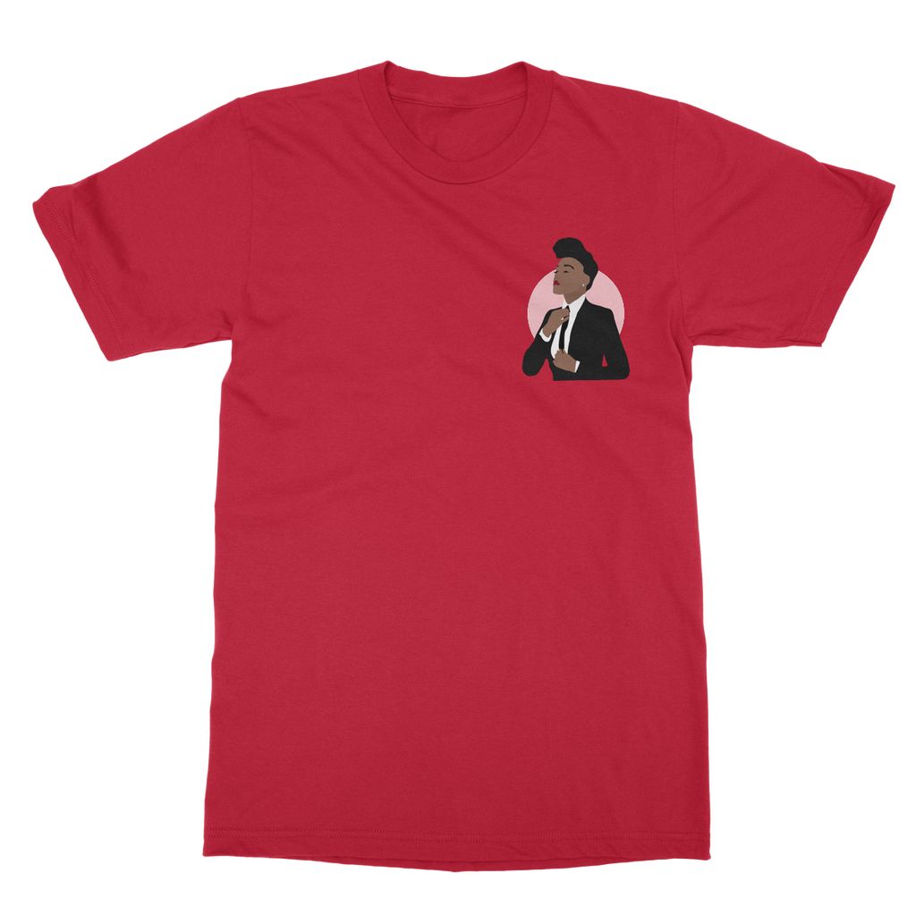 Musical Icon Apparel - Janelle Monae T-Shirt (Left-Breast Print)