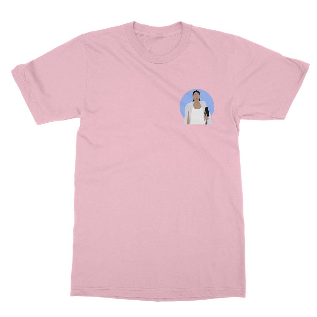 Cultural Icon Apparel - Alexandria Ocasio-Cortez (AOC) T-Shirt (Left-Breast Print)