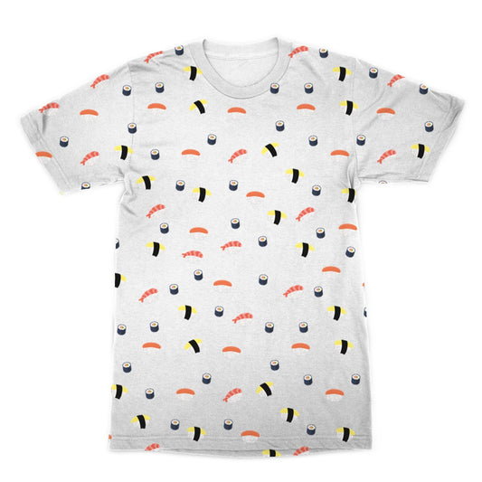 NEW Sushi All Over Print Sublimation T-Shirt