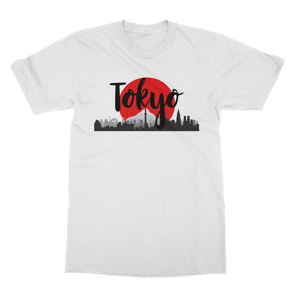 Tokyo skyline t-shirt. Japan-inspired clothing. Japanese apparel. Tokyo t-shirt. Mount Fuji print. Gifts for travel lovers