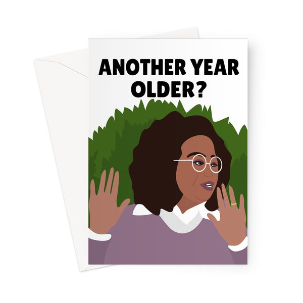 Another Year Older ? Oprah Meghan and Harry Interview Birthday Funny Silent or Silenced Royal Greeting Card