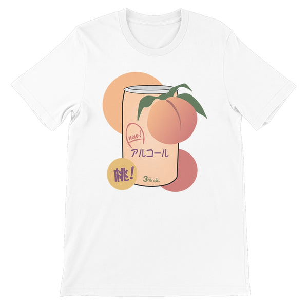 Peach Drink Tee for 3XL Unisex Short Sleeve T-Shirt