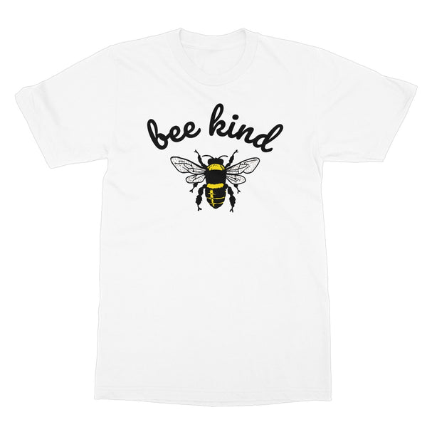 Bee Kind (Big Print) Nature Collection Be Summer Softstyle T-Shirt