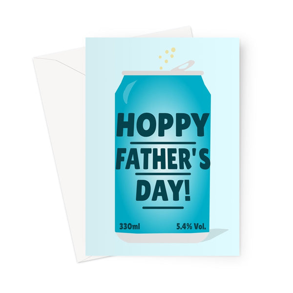 Hoppy Father's Day Craft Beer Pale Ale Wheat Love Fan Drink Alcohol Hops Pub Bar  Greeting Card