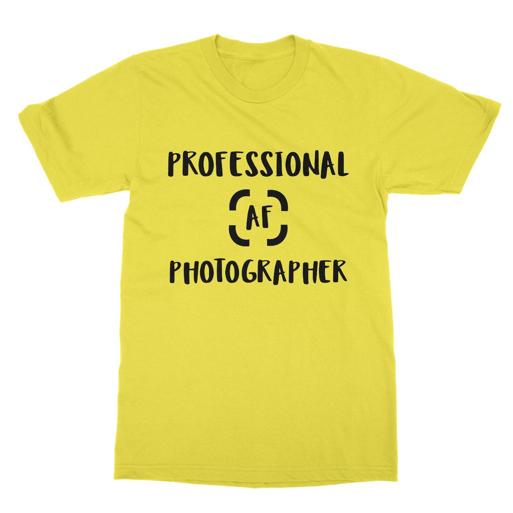 Professional AF Photographer T-Shirt (Travel Collection)