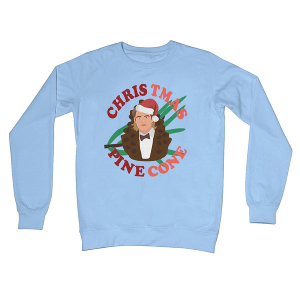 Christmas Pine Cone Chris Pine Funny Jumper Celebrity Crew Neck Sweatshirt