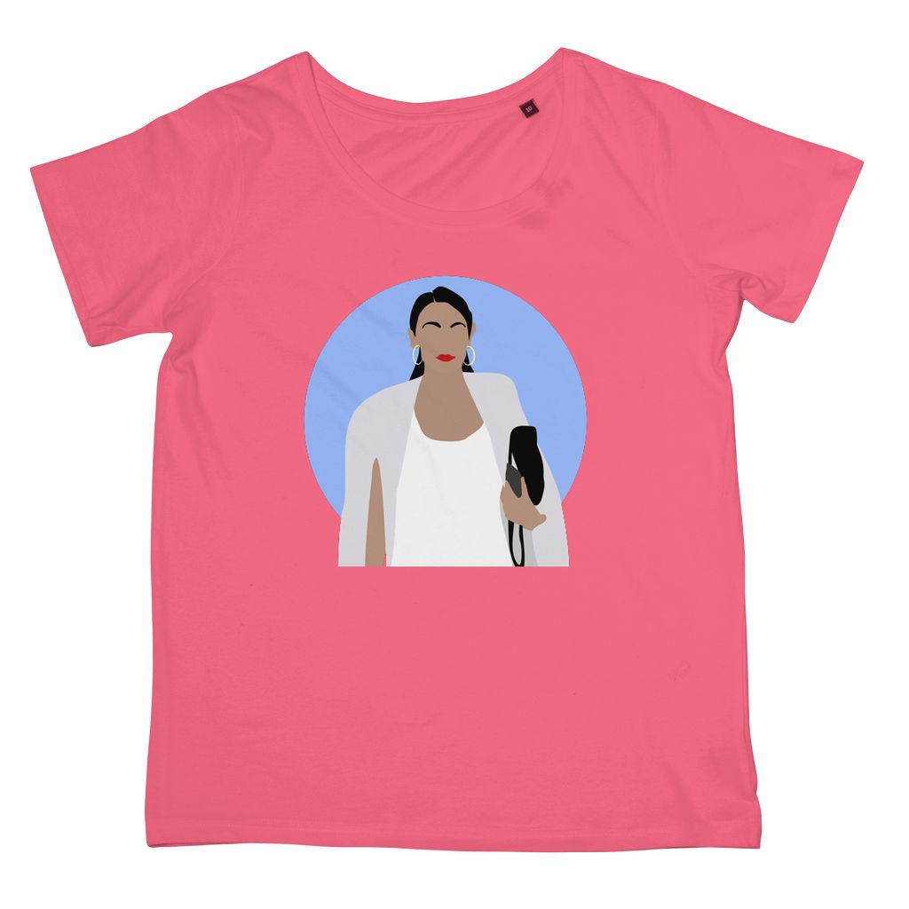 Cultural Icon Apparel - Alexandria Ocasio-Cortez (AOC) Women's Fit T-Shirt (Big Print)