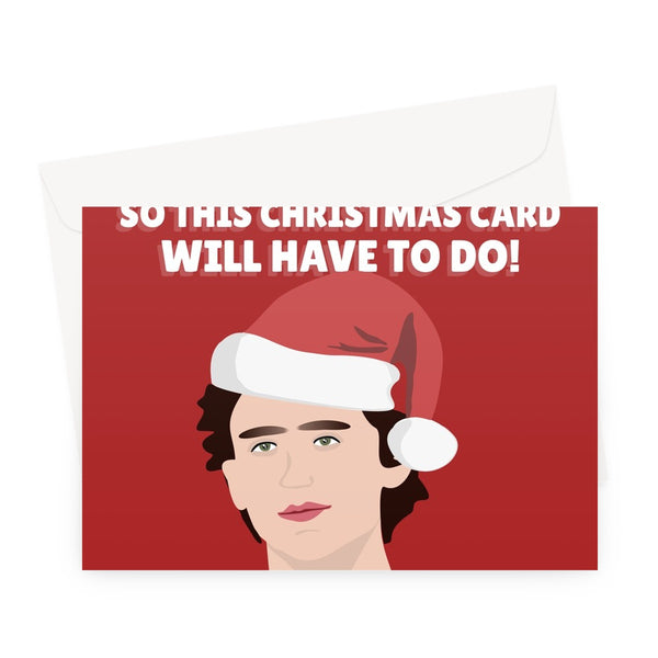 I Couldn't Get You Timothée Chalamet So This Christmas Card Will Have To Do Fancy Love Funny Film Movie Xmas Greeting Card