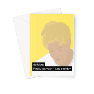 Gordon Ramsay Meme Card - 'Delicious Finally It's Your F**king Birthday' Card