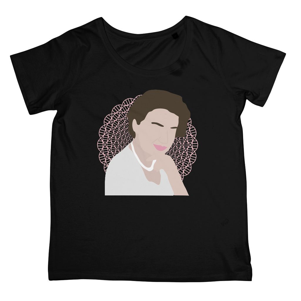 Rosalind Franklin T-Shirt (Cultural Icon Collection, Women's Fit, Big Print)