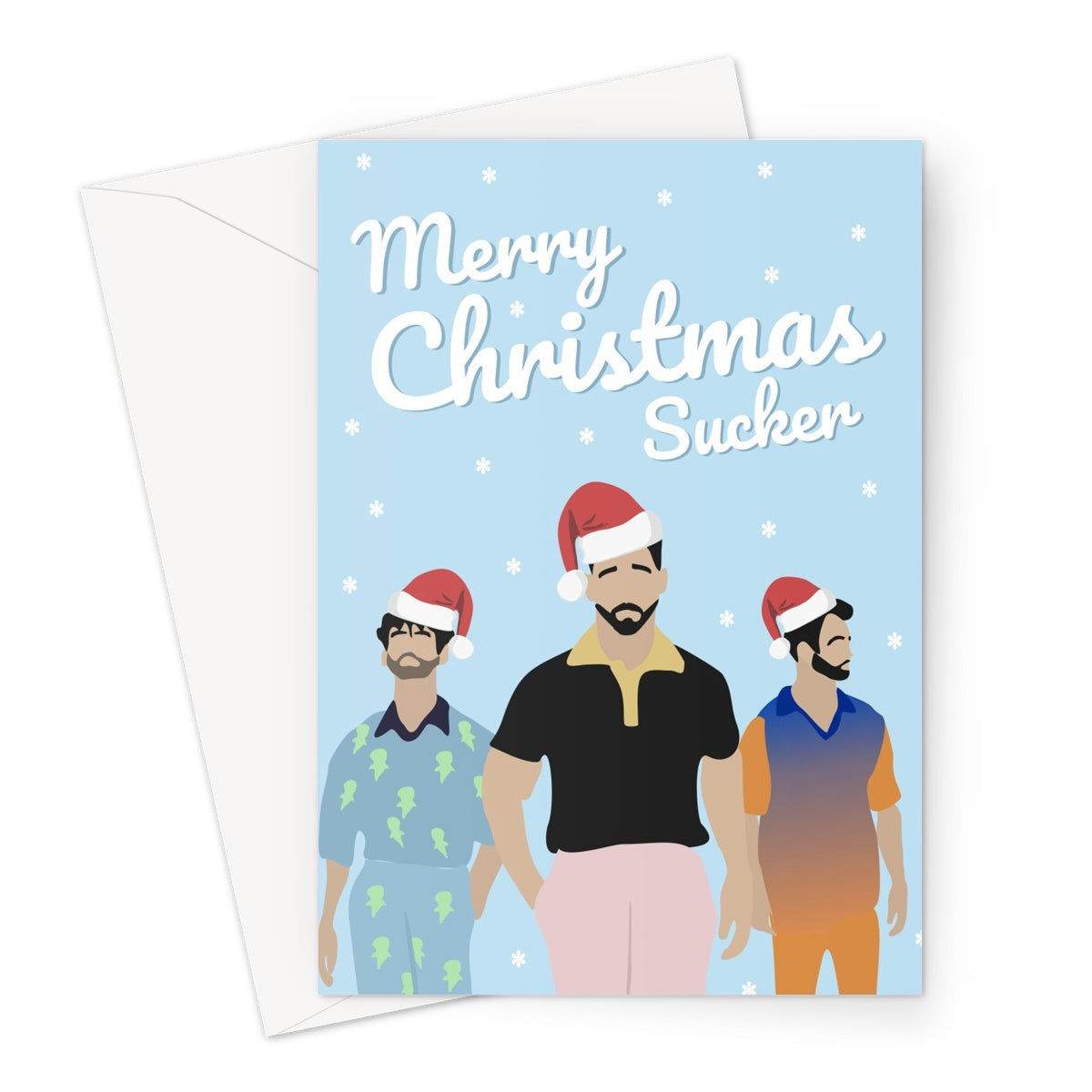 Merry Christmas Sucker Jonas Brothers Fan Greeting Card