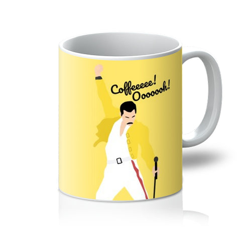 Freddie Mercury Coffee Oooh Mama Song Funny Fan Gift Christmas Bohemian Rhapsody Mug