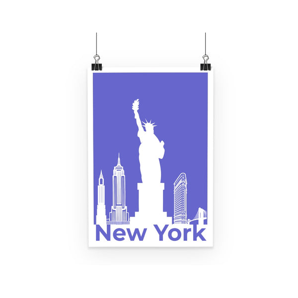 Travel Collection Homeware- New York City Minimal Print Poster