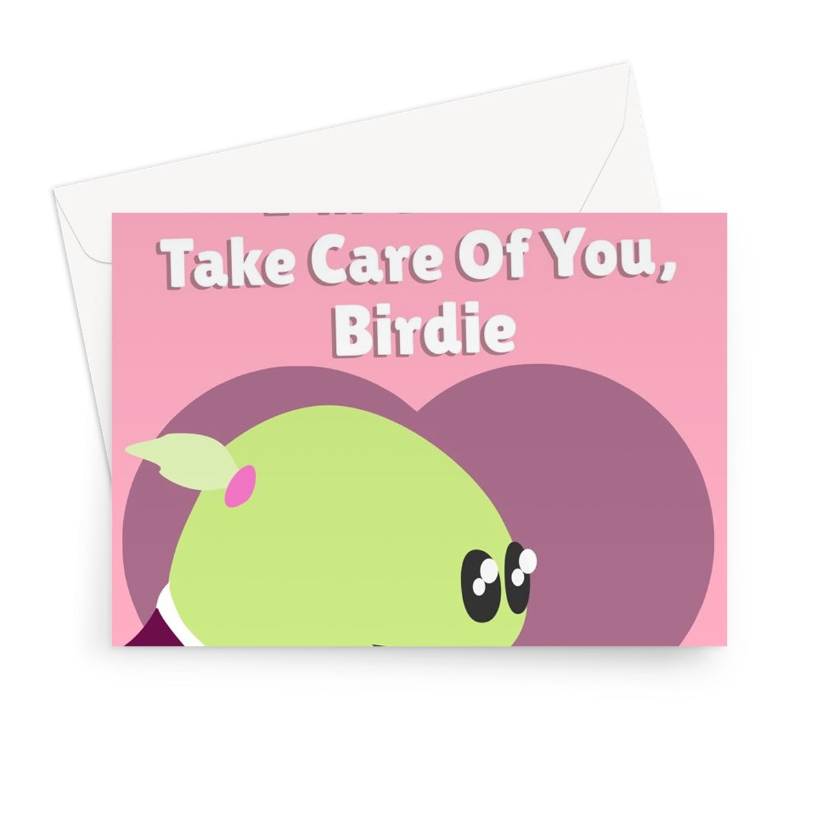 It's Okay Birdie I'm Gonna Take Care Of You Nanalan Cute Valentine's Day Anniversary Tiktok Greeting Card