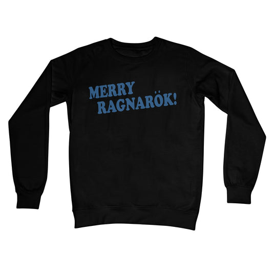 Merry Ragnarok Christmas Funny Video Game Fan Crew Neck Sweatshirt