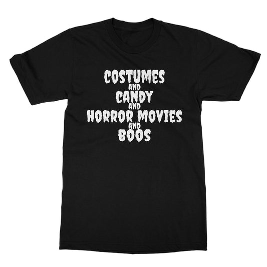 Halloween Apparel - Costumes and Candy and Horror Movies and Boos Softstyle T-Shirt