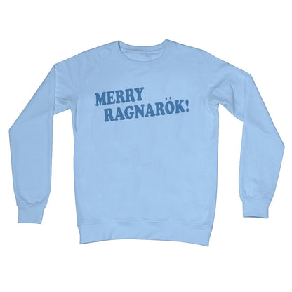 Merry Ragnarok Christmas Funny Video Game Fan Crew Neck Sweatshirt