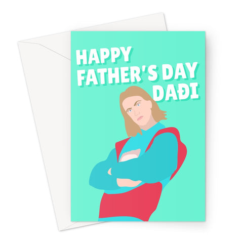Happy Father's Day Dadi Funny Freya Eurovision Fan Dad Greeting Card