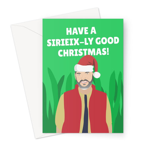 Fred Sirieix Have a Seriously Good Christmas Pun I'm a Celebrity Jungle Funny Greeting Card