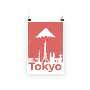 Minimal Tokyo Print Poster