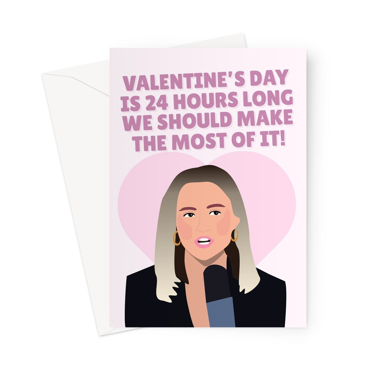 Molly Mae Valentine's Day is 24 Hours Long Funny News Trend Interview Meme  Greeting Card