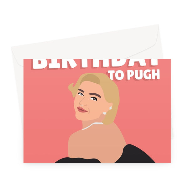 Happy Birthday To Pugh Funny Birthday Actress Actor Florence Pugh You Pun Movie Harry Styles Greeting Card