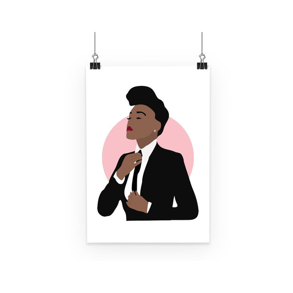 Musical Icon Poster - Janelle Monae