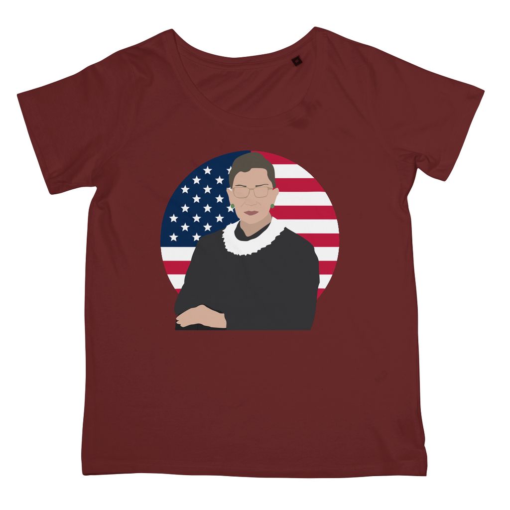 Cultural Icon Apparel - Ruth Bader Ginsburg (RBG) Women's Fit T-Shirt (Big Print)