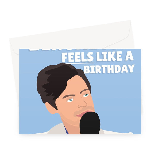 I Hope Your Birthday Feels Like a Birthday Funny Harry Styles Interview Music Movie Fan Chris Pine Greeting Card