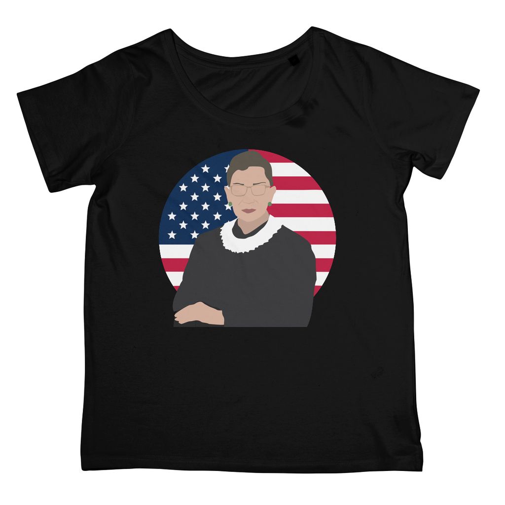 Cultural Icon Apparel - Ruth Bader Ginsburg (RBG) Women's Fit T-Shirt (Big Print)