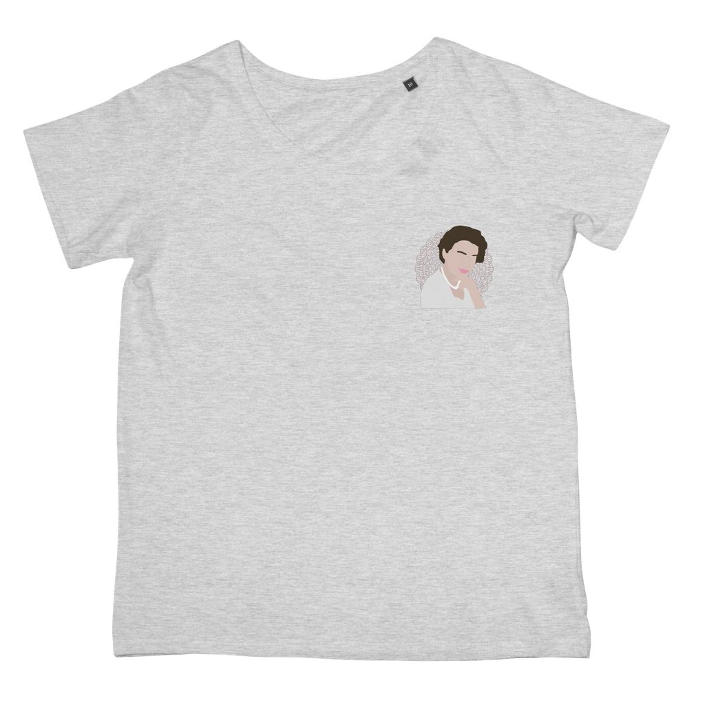 Rosalind Franklin T-Shirt (Cultural Icon Collection, Women's Fit, Left-Breast Print)