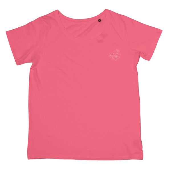 Pink Sakura T Shirt in Ladies Fit