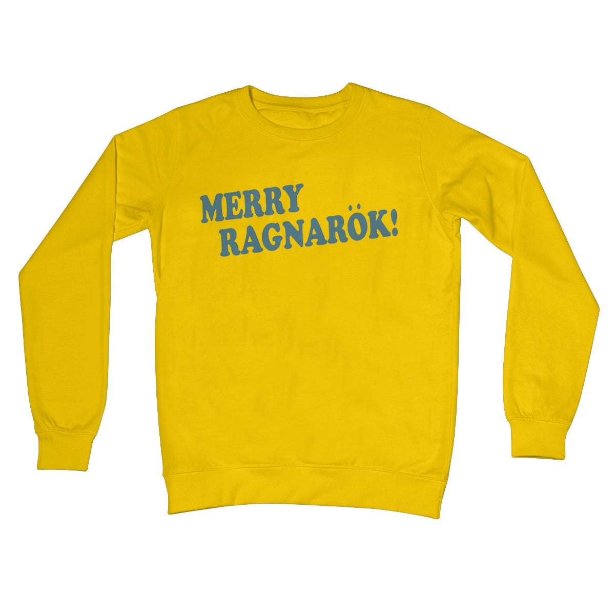 Merry Ragnarok Christmas Funny Video Game Fan Crew Neck Sweatshirt