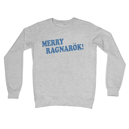 Merry Ragnarok Christmas Funny Video Game Fan Crew Neck Sweatshirt