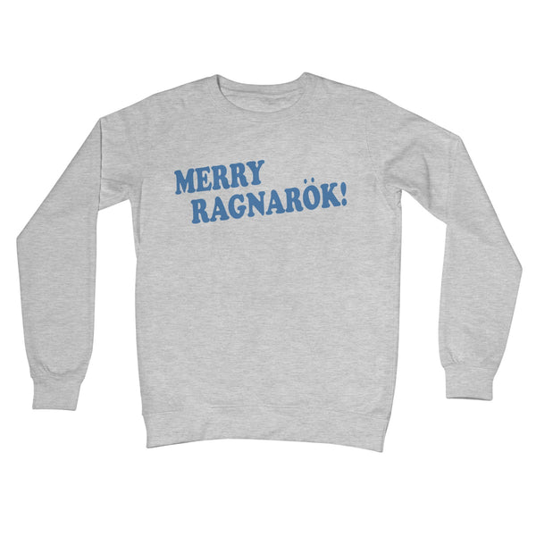 Merry Ragnarok Christmas Funny Video Game Fan Crew Neck Sweatshirt