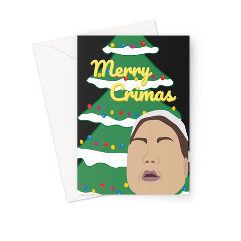 Merry Crimas Vine Meme Funny Christmas Gift Fan Greeting Card