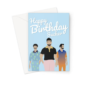 Jonas Brothers Birthday Card (Sucker)